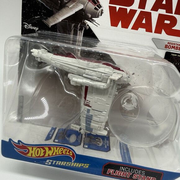 2017 Hot Wheels Star Wars Starships Resistance Bomber The Last Jedi Disney - Picture 2 of 6